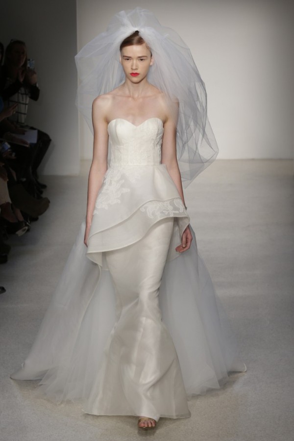 peplum wedding dress trend amsale